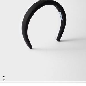 Prada Elegant Black Headband